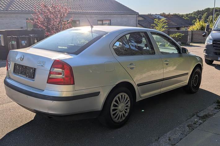 Sølv Skoda Octavia fra 2008