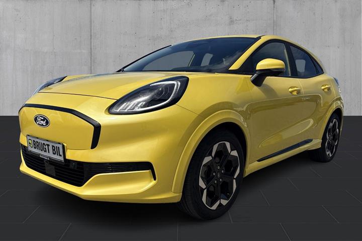 Gul Ford Puma fra 2025 set udefra