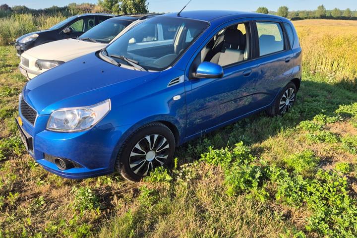 Blå Chevrolet Aveo fra 2010