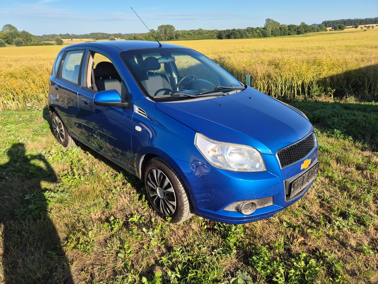 Blå Chevrolet Aveo fra 2010