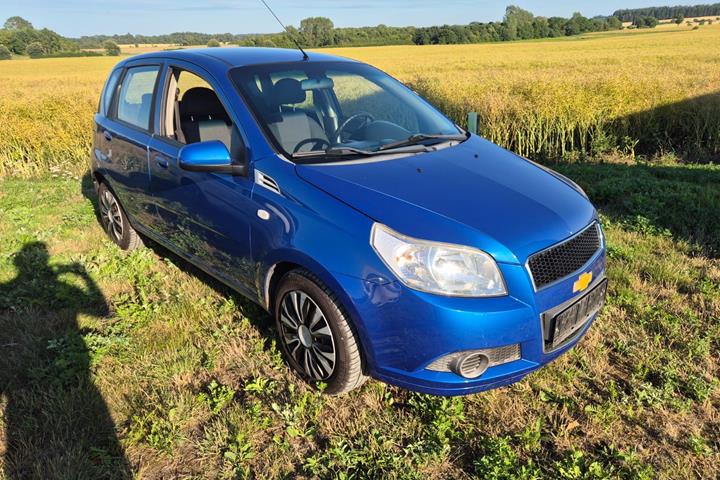 Blå Chevrolet Aveo fra 2010