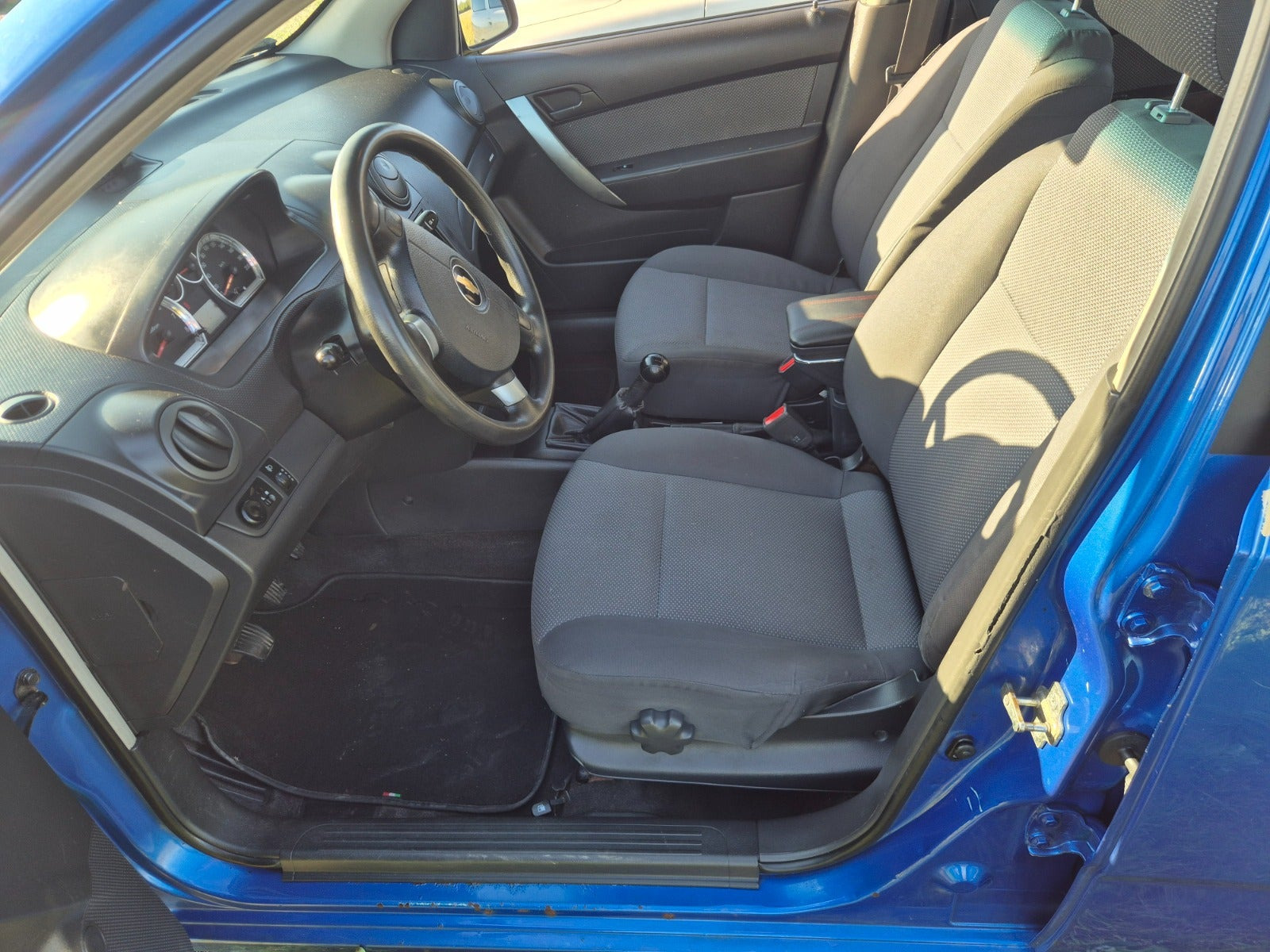 Blå Chevrolet Aveo fra 2010