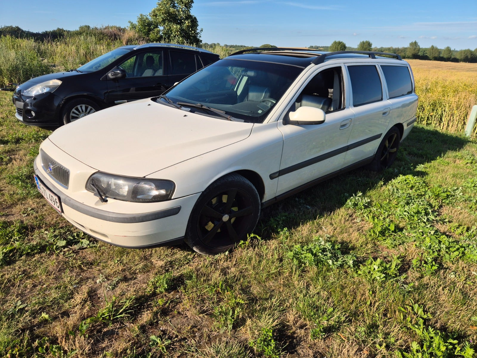 Hvid Volvo V70 fra 2002