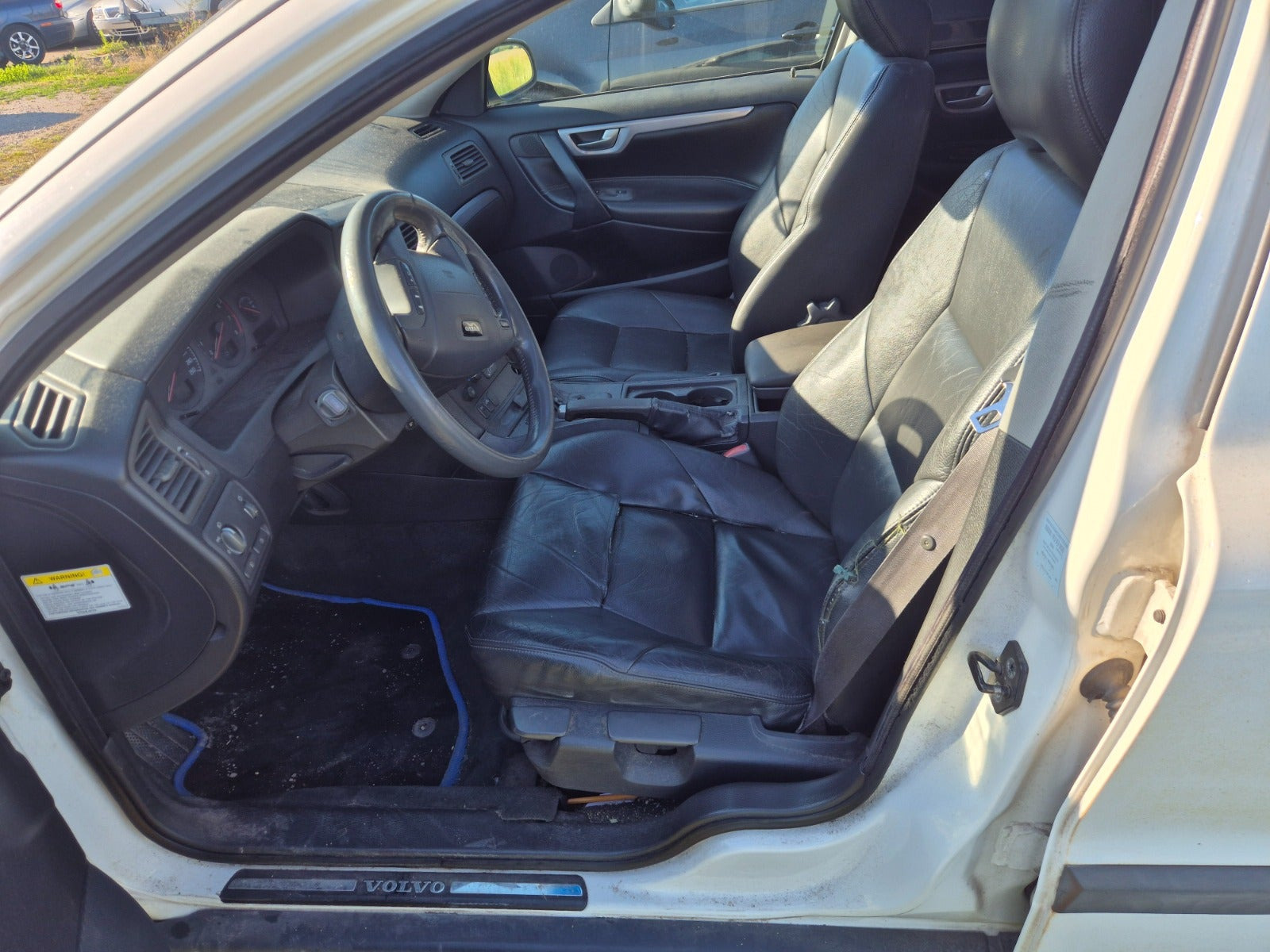 Hvid Volvo V70 fra 2002