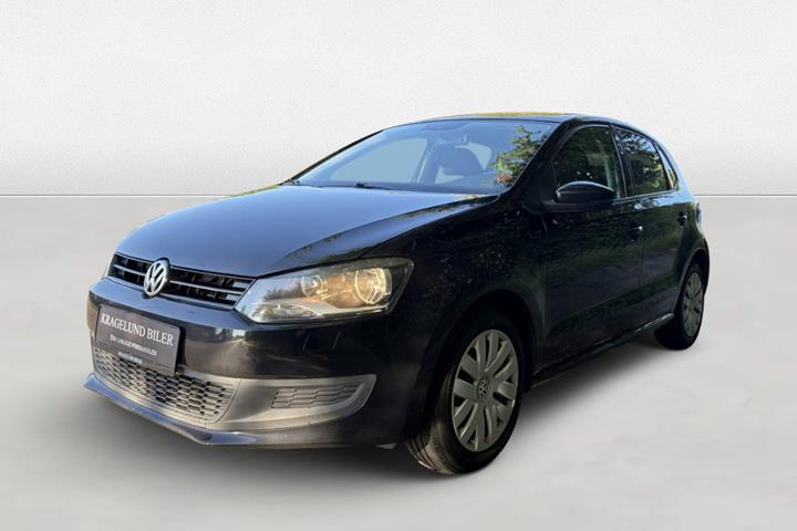 Grøn VW Polo fra 2013 set udefra