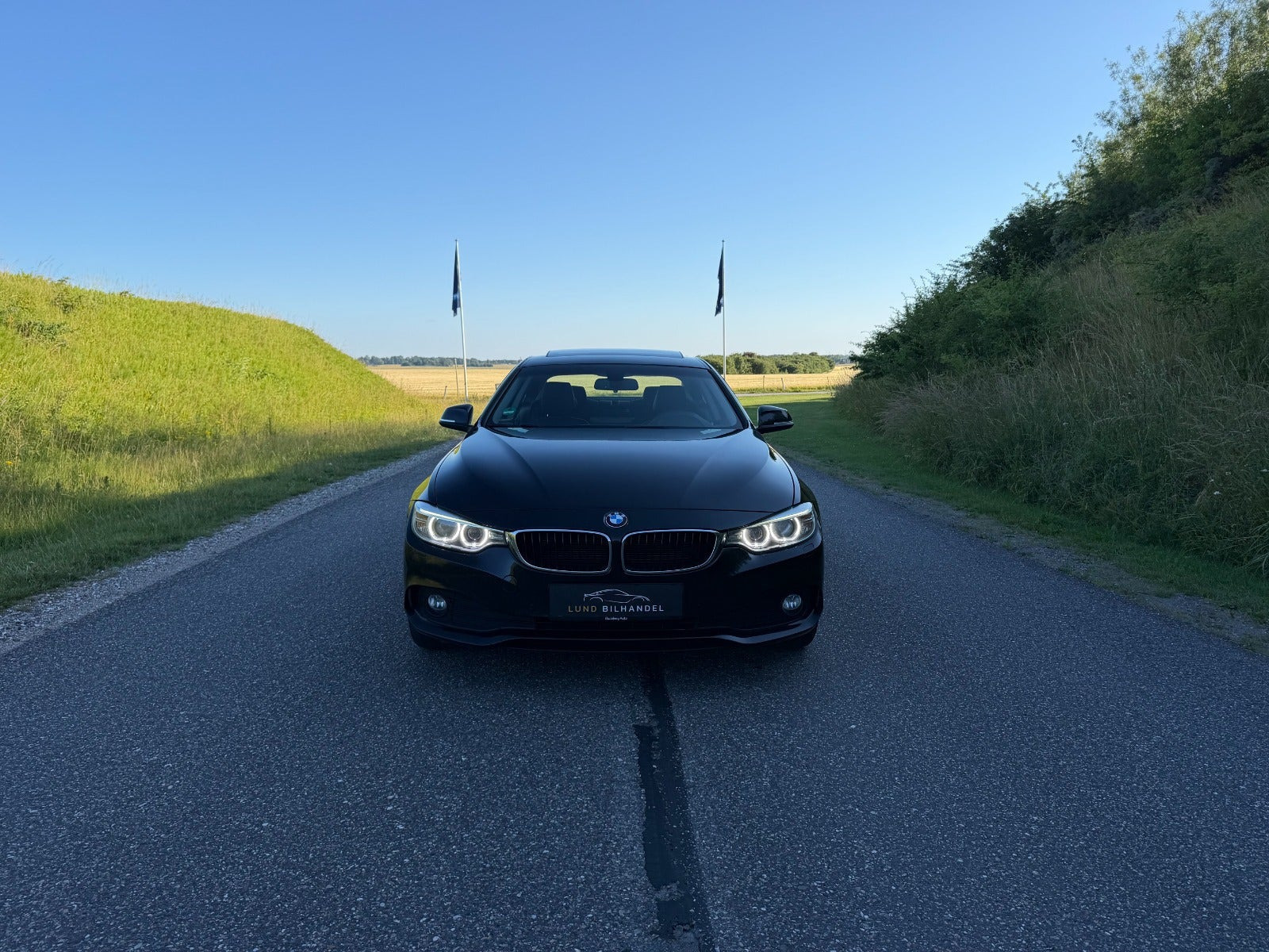 Sort BMW 420d fra 2015