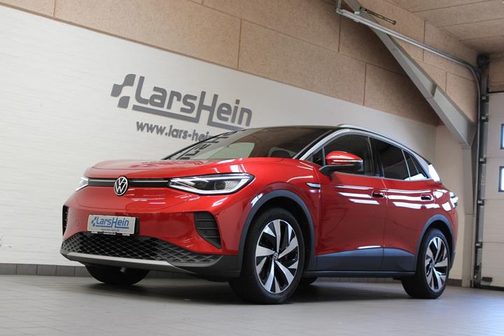 Grå VW ID.4 fra 2022 set udefra