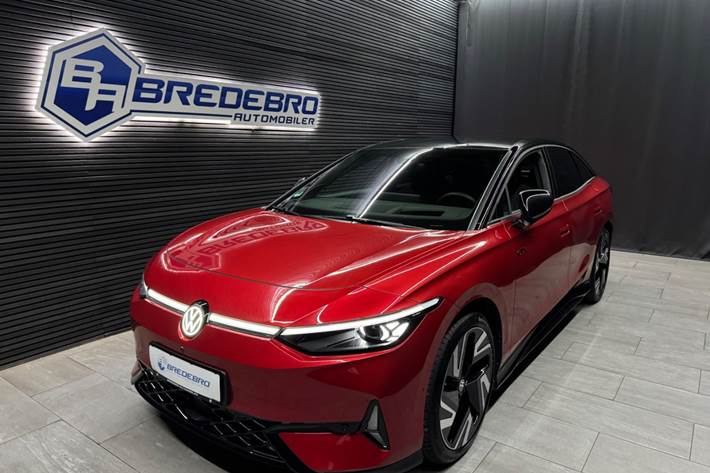 Rød VW ID.7 fra 2025