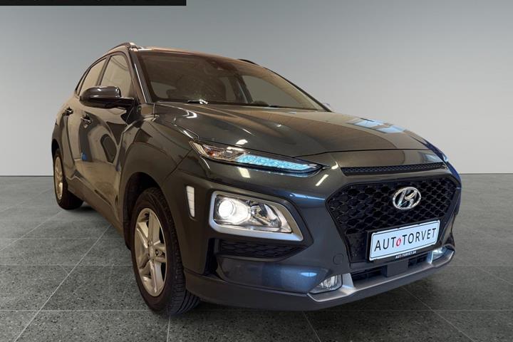 Grå Hyundai Kona fra 2017