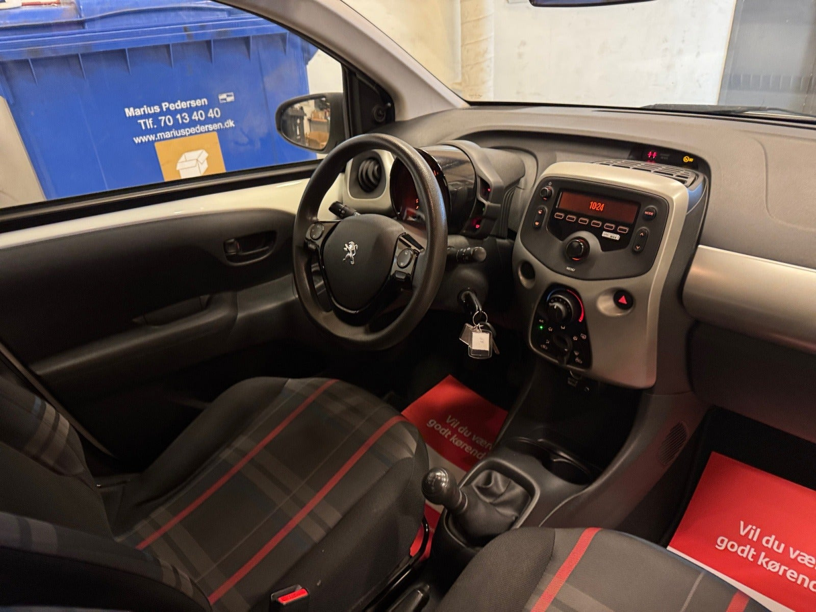 Hvid Peugeot 108 fra 2014