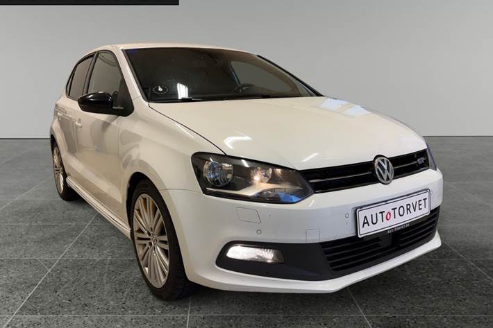 Hvid VW Polo fra 2015