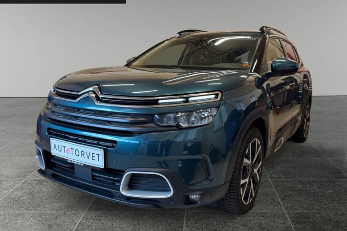 Blå Citroën C5 Aircross fra 2019 set udefra