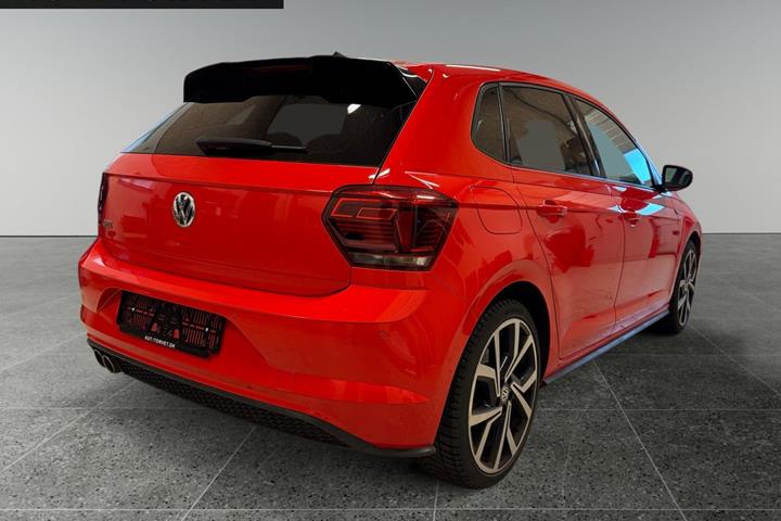 Rød VW Polo fra 2019