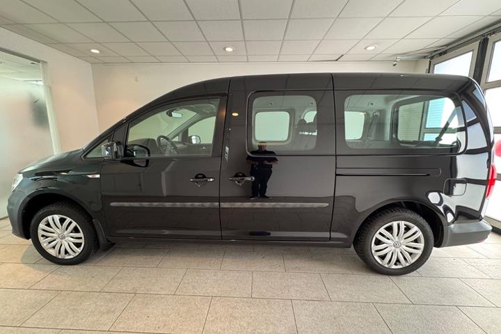 Sort VW e-Caddy Maxi fra 2021