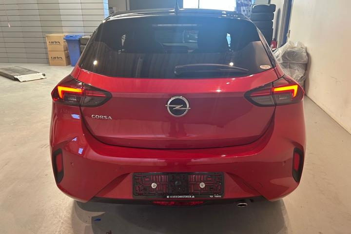 Rød Opel Corsa fra 2020