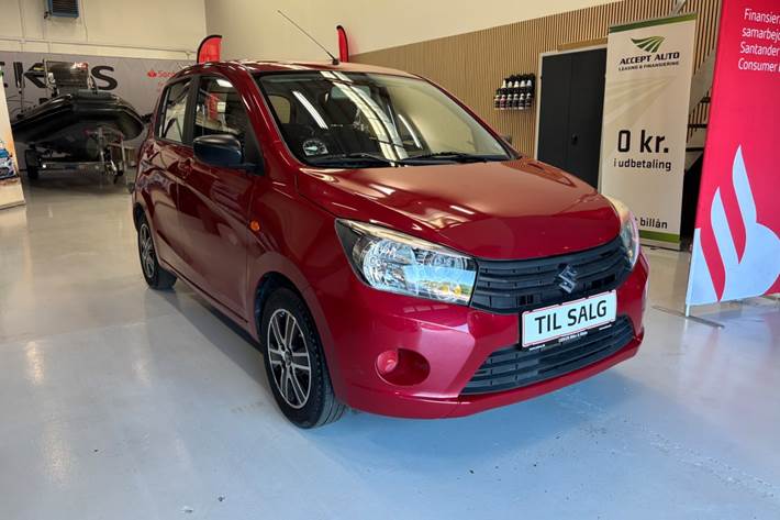 Rød Suzuki Celerio fra 2019