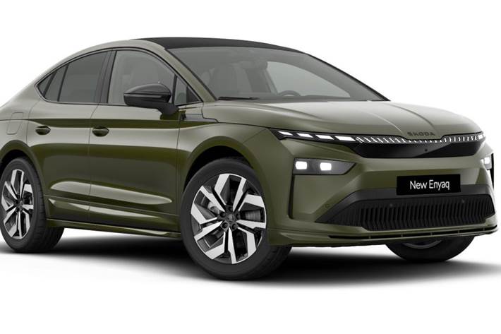 Grøn Skoda Enyaq fra 2026