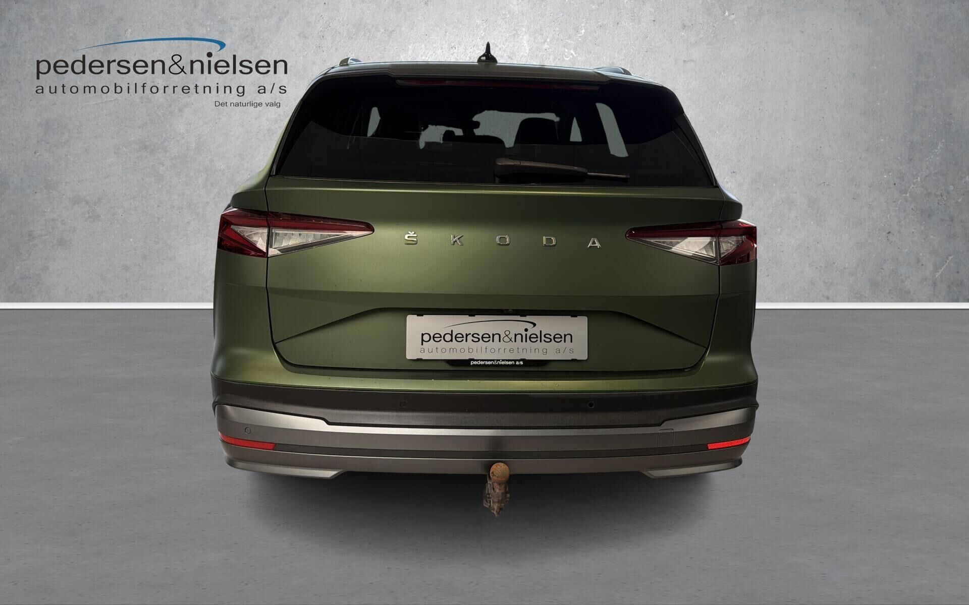 Hvid Skoda Enyaq fra 2021