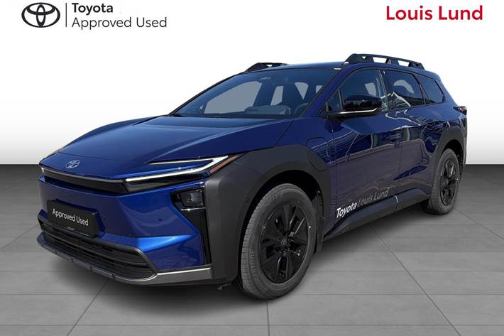 Blå Toyota bZ4X Touring fra 2026