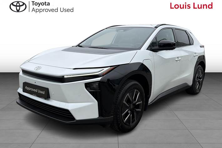 Hvid Toyota BZ4X fra 2026