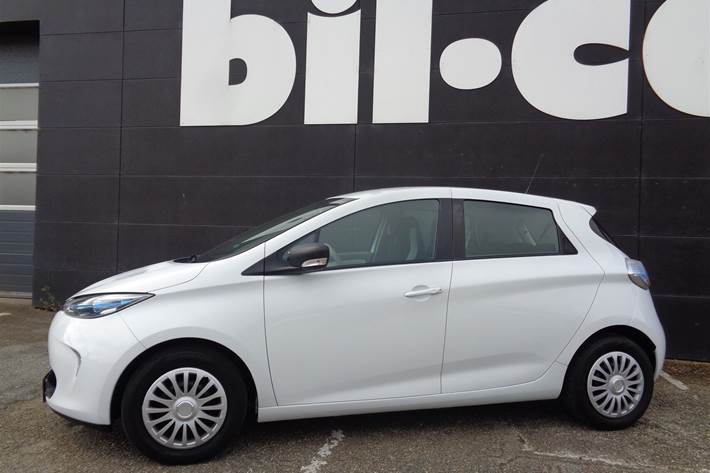 Hvid Renault Zoe fra 2017