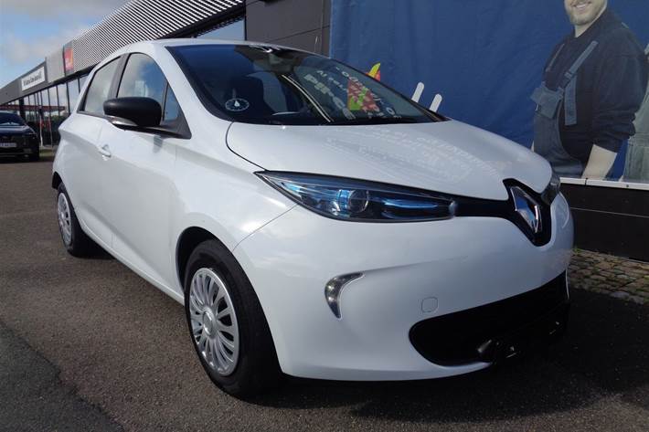 Hvid Renault Zoe fra 2017