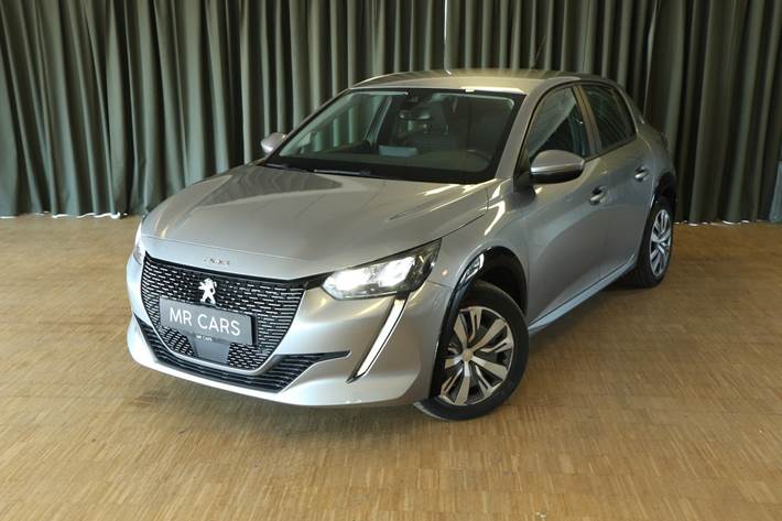 Grøn Peugeot e-208 fra 2021