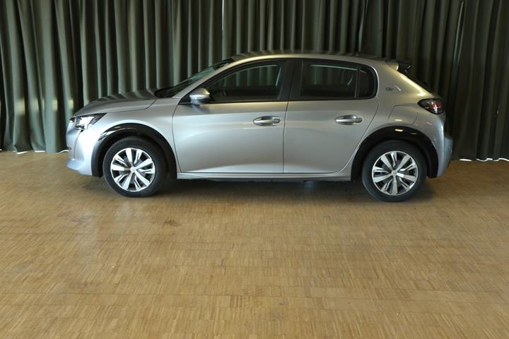 Grøn Peugeot e-208 fra 2021