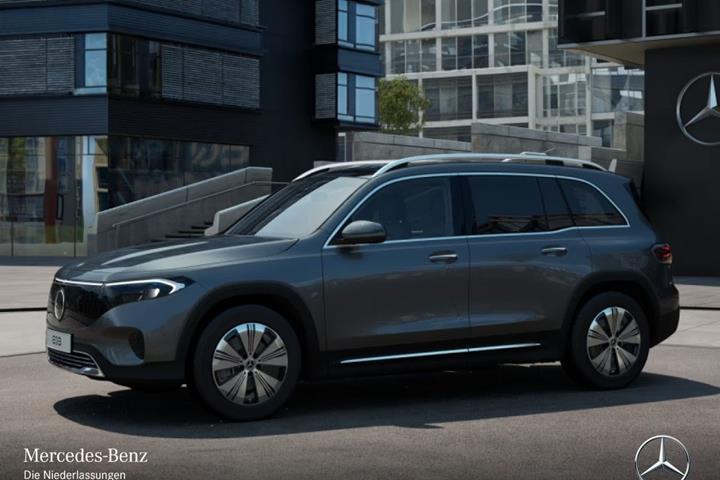 Grå Mercedes EQB250+ fra 2025