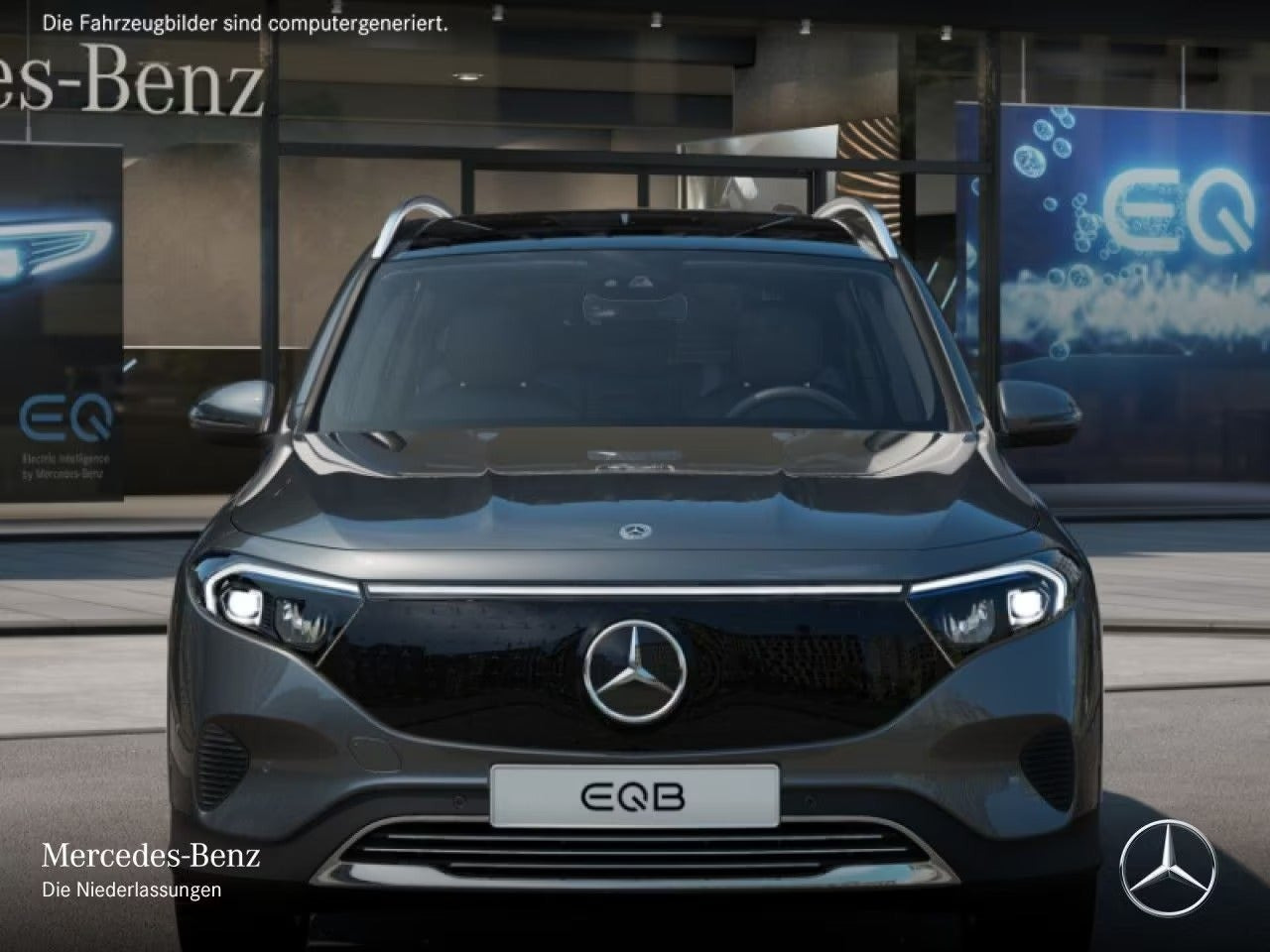 Grå Mercedes EQB250+ fra 2025