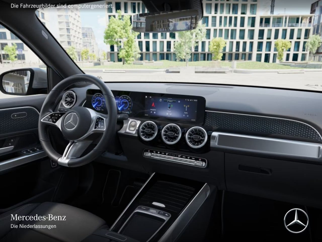 Grå Mercedes EQB250+ fra 2025