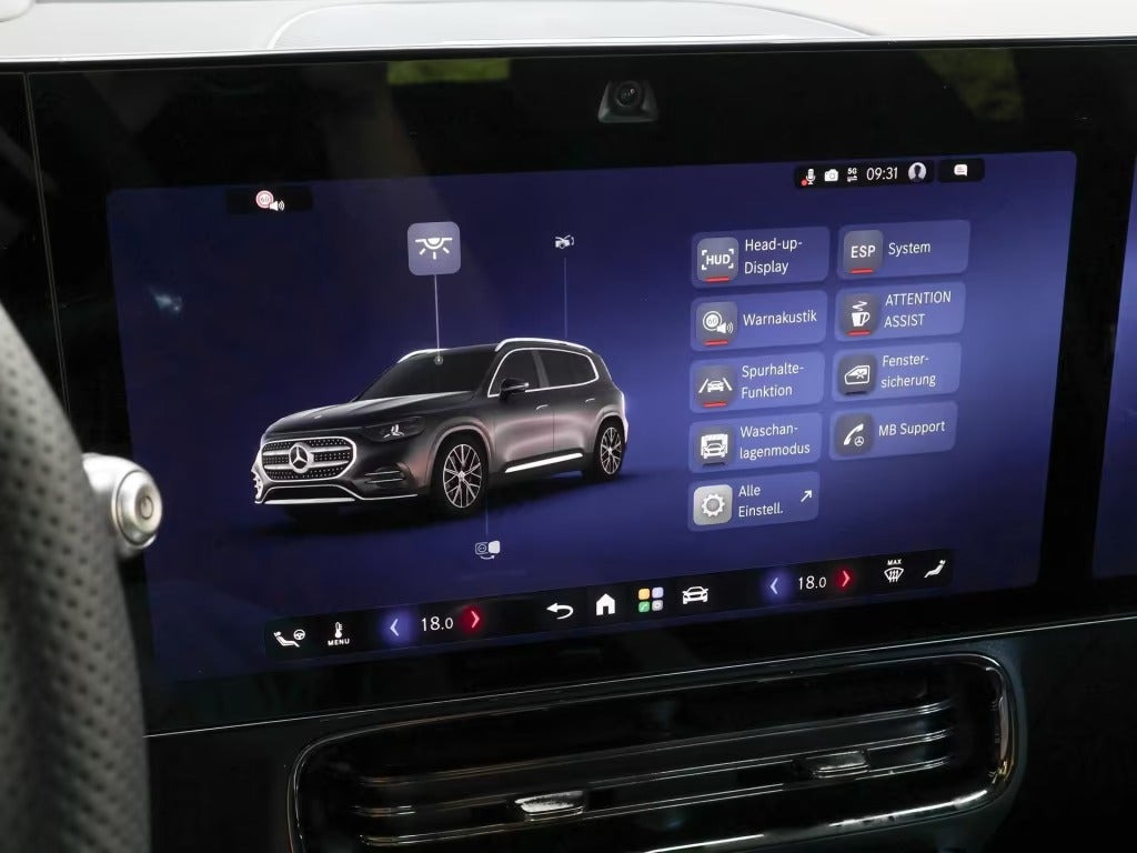 Sort Mercedes GLB250+ fra 2026