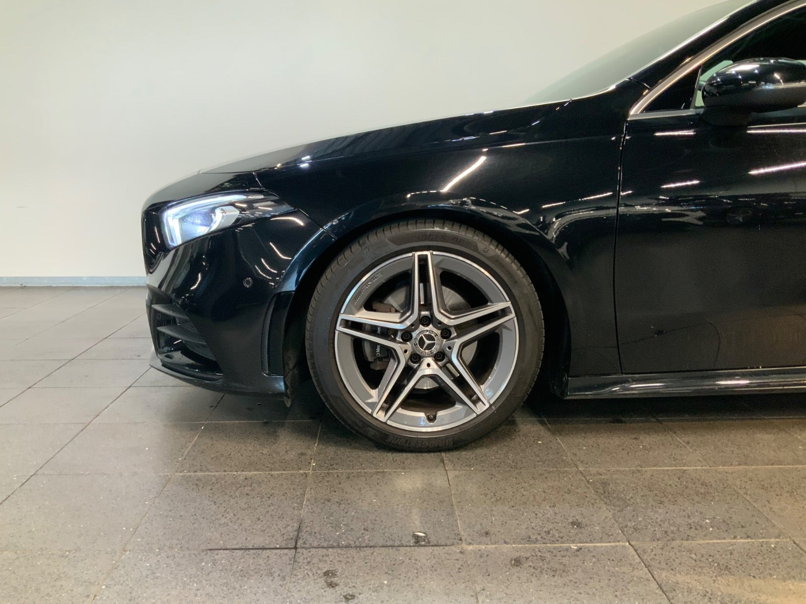 Sort Mercedes A200 fra 2019
