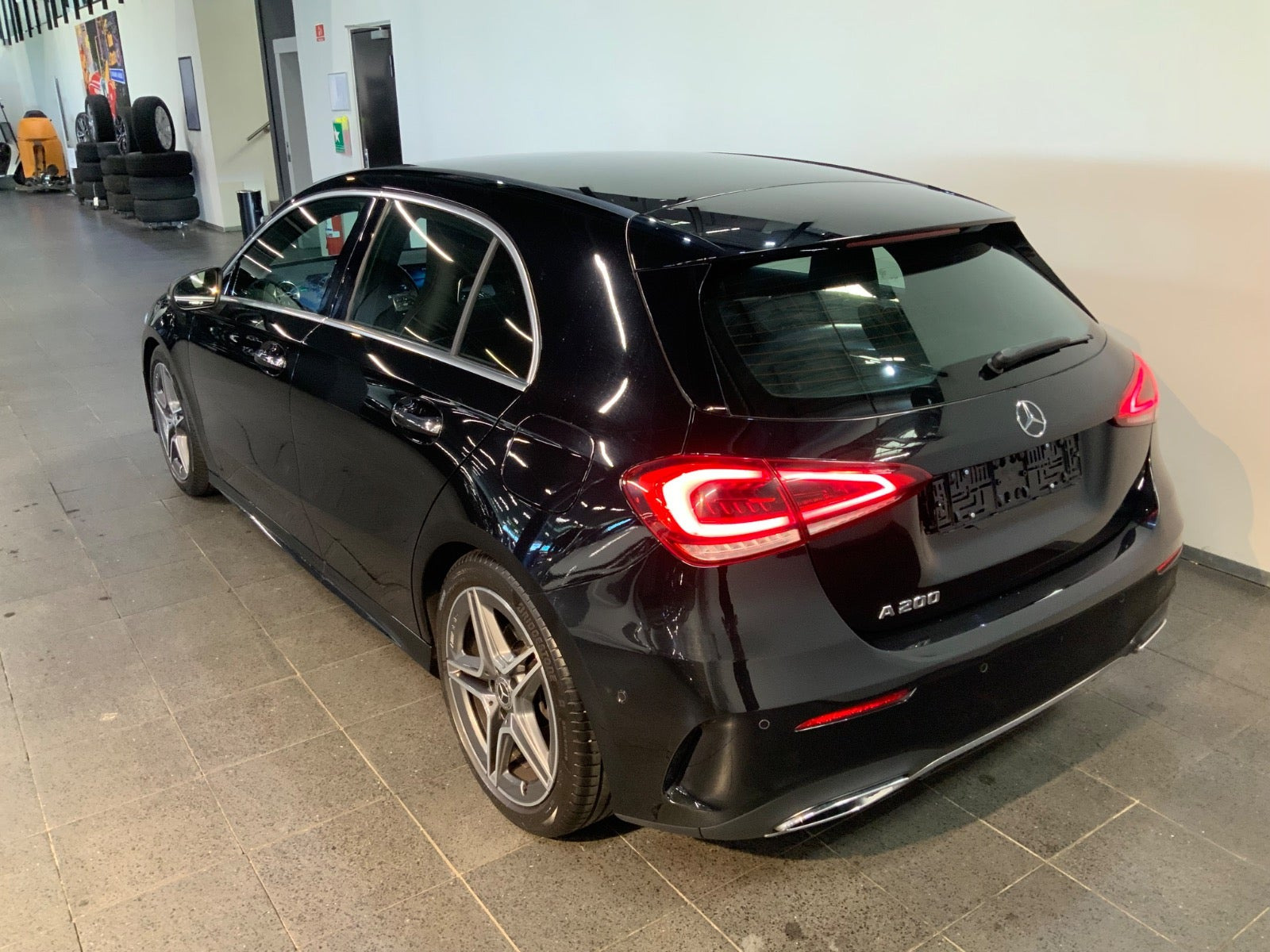 Sort Mercedes A200 fra 2019
