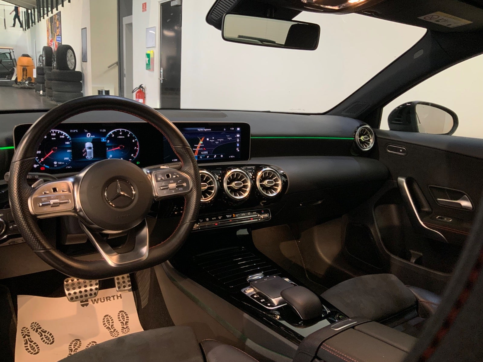 Sort Mercedes A200 fra 2019