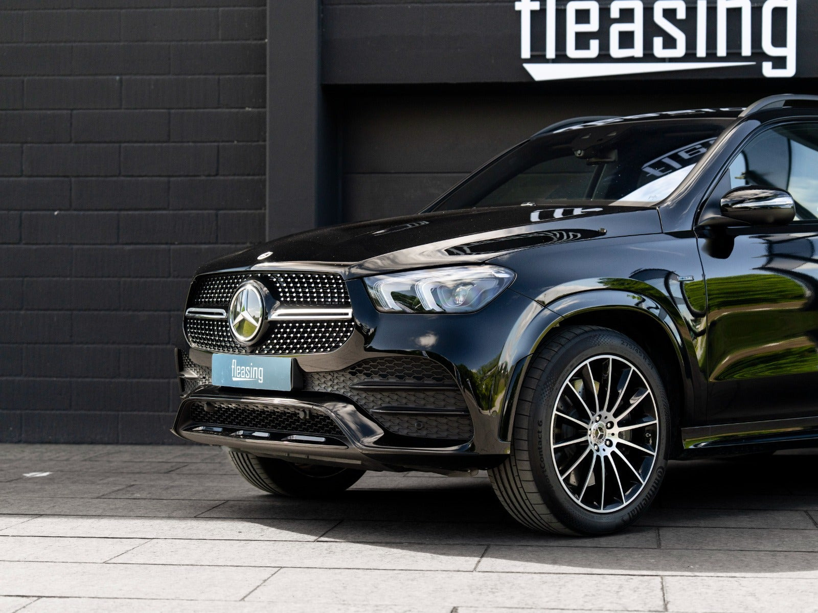 Sort Mercedes GLE350 de fra 2021