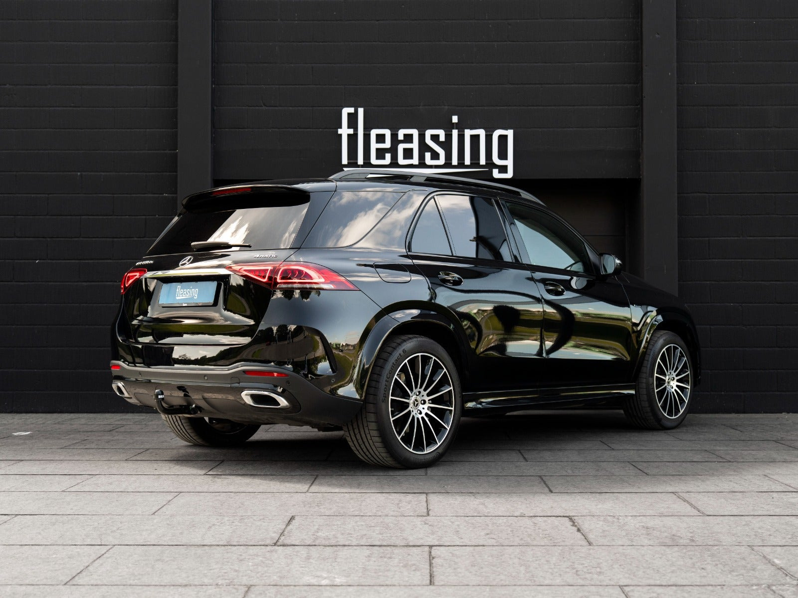 Sort Mercedes GLE350 de fra 2021