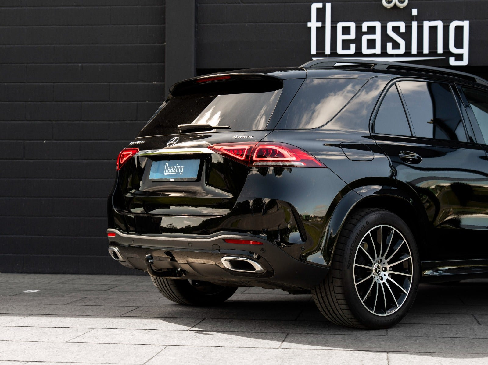 Sort Mercedes GLE350 de fra 2021