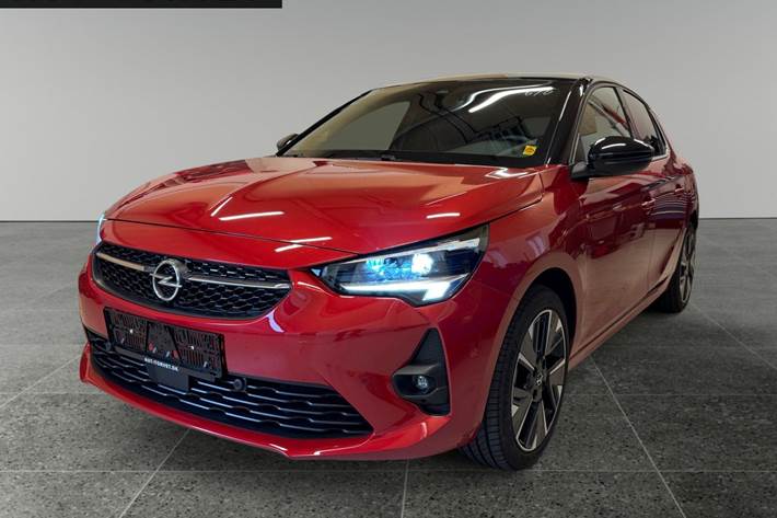 Rød Opel Corsa-e fra 2023