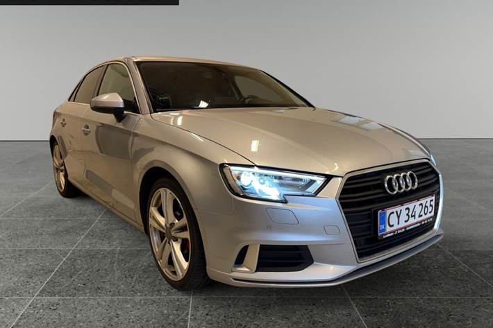 Grå Audi A3 fra 2016