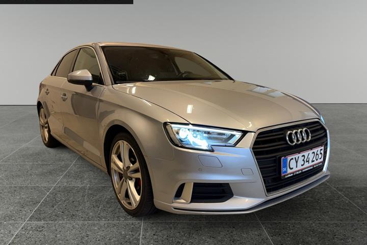 Grå Audi A3 fra 2016