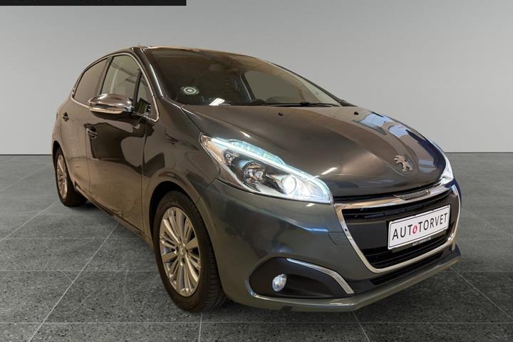 Grå Peugeot 208 fra 2016
