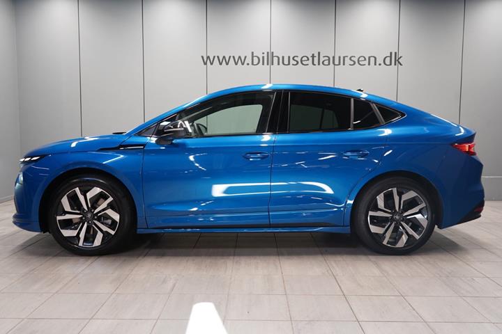 Blå Skoda Enyaq fra 2026