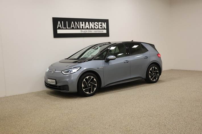 Blå VW ID.3 fra 2020