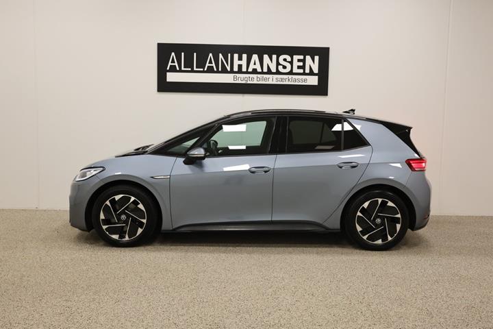 Blå VW ID.3 fra 2020