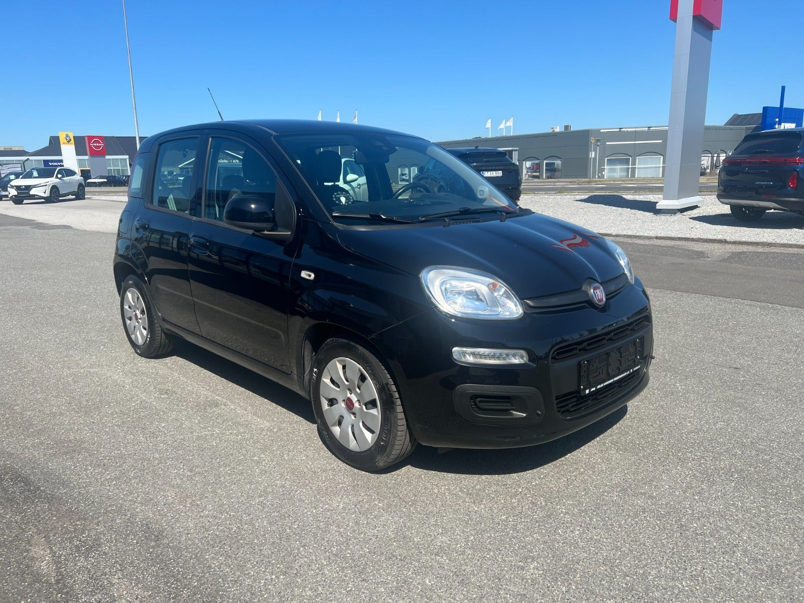 Sort Fiat Panda fra 2018