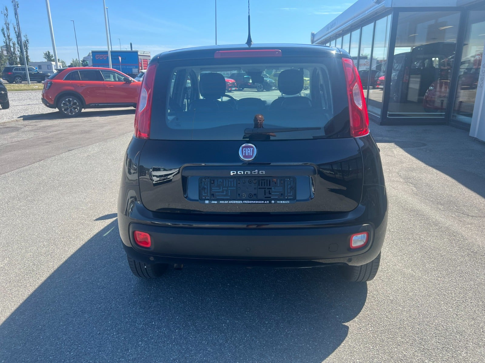 Sort Fiat Panda fra 2018