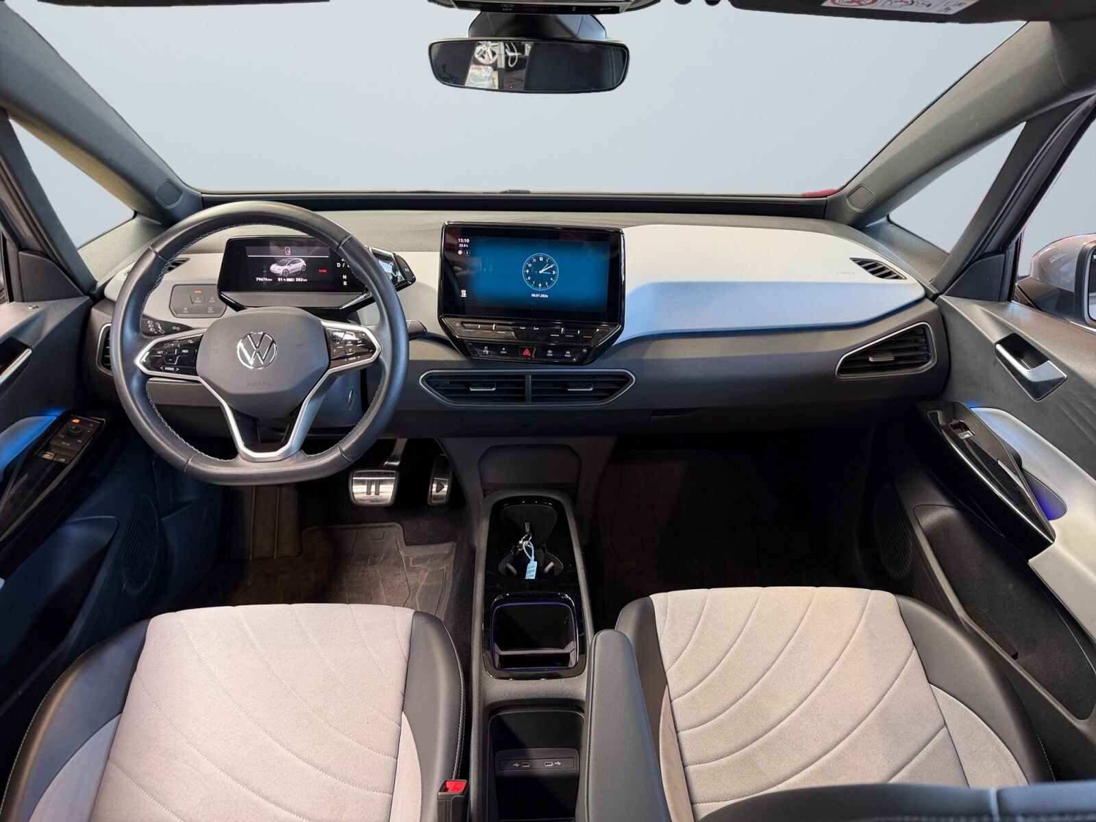 Grå VW ID.3 fra 2023