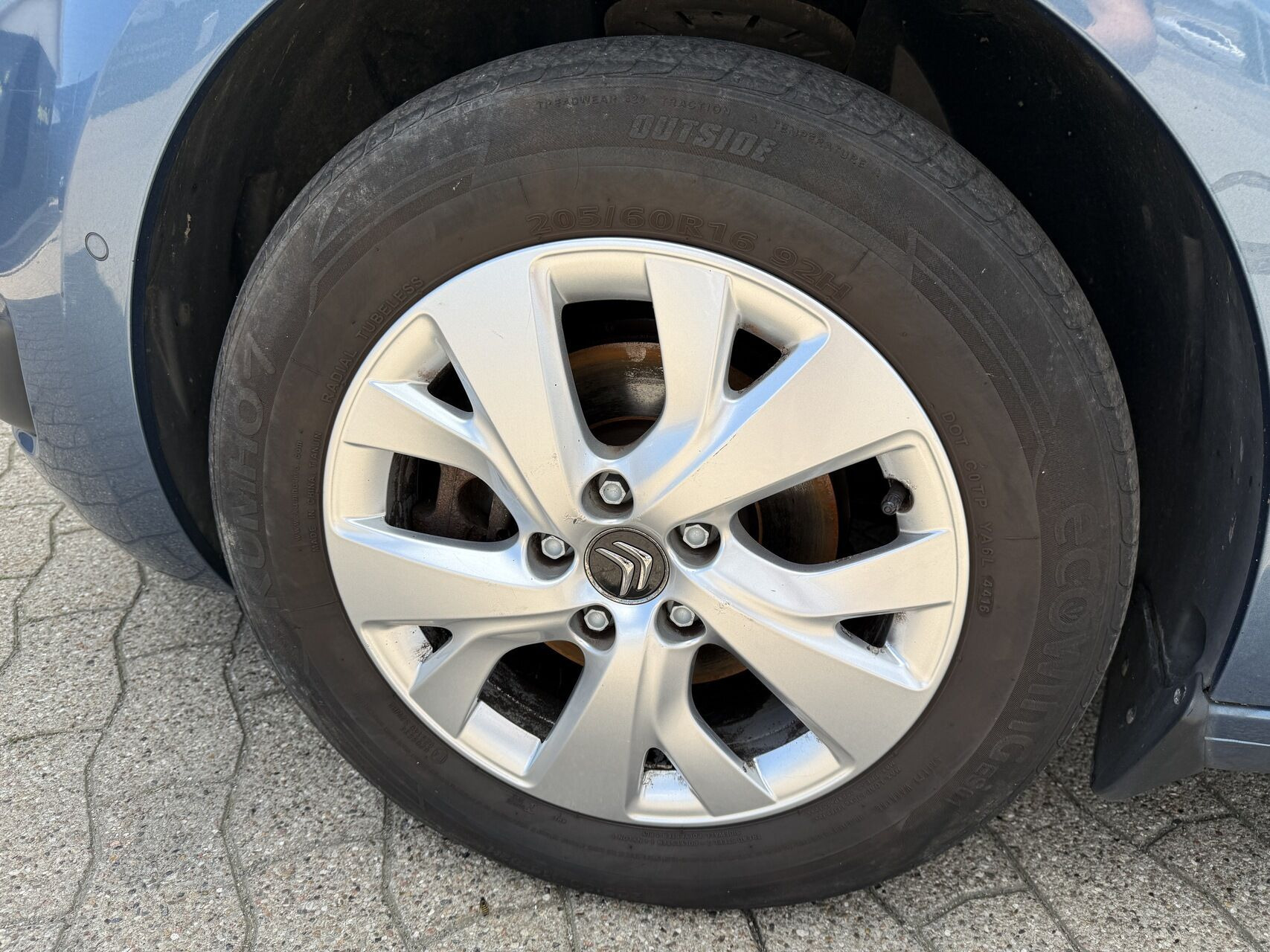Blå Citroën Grand C4 Picasso fra 2015