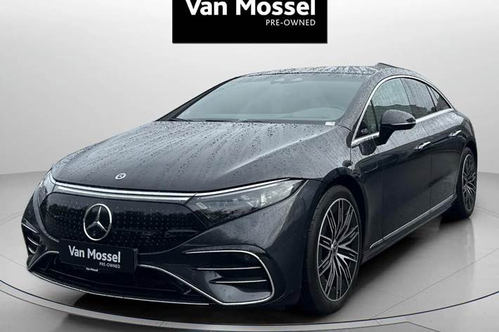 Grå Mercedes EQS 580 fra 2022